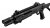 Black Ops Fabarm STF12 Compact Shotgun Gas 6mm - Svart