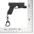 Nuprol Keychain Pistol - Glock with Light