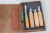 BeaverCraft S19 Spoon Carving Set of 4 Tools in a Book Case