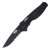 SOG Flash I Partially Serrated Black TiNi
