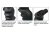UTG Ambidextrous Combat Foregrip Symmetric Contour - Svart