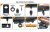 UTG Rubber Armored Full Metal QD Bipod 152-215mm