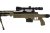 Well 4411D Spring Sniper Rifle with RIS, Scope And Bipod OD