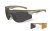 WileyX ROGUE COMM Grey/Clear/Rust Matte Tan Frame
