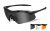 WileyX Vapor Grey/Clear/Light Rust Matte Black Frame Kit