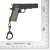 WoSport Nyckelring Pistol - Colt 1911