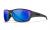 WileyX CLIMB CAPTIVATE Polarized Blue Mirror Lenses Matte Grey Frame