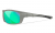 WileyX GRID CAPTIVATE Polarized Green Mirror Lenses Matte Cool Grey Frame
