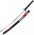 Z-Hunter Handforged Samurai Sword - Black/Red