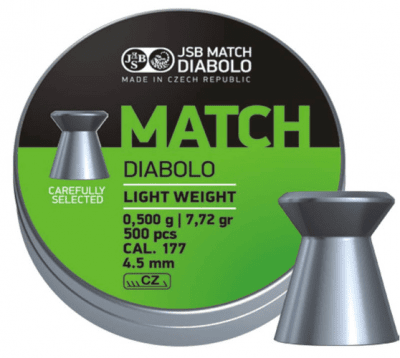 JSB Green Match Light Weight 4,49mm - 0,500g 500st