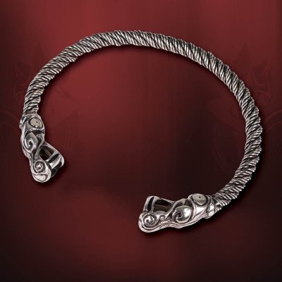 Windlass Viking Dragon Torque Necklace