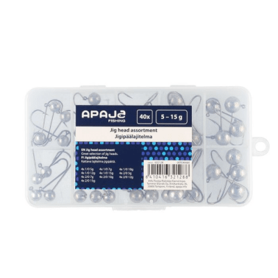 Apaja Jig Heads Mix 5-15g 40pcs