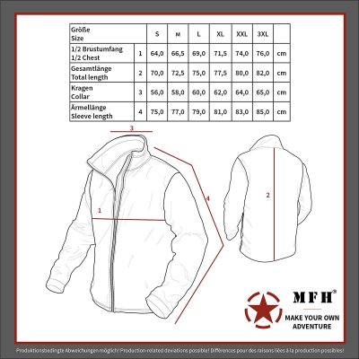 MFH US Softshelljacka Jacka GEN III Level 5 - OD