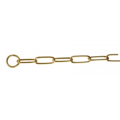 Choker Necklace Chain Straight Brass