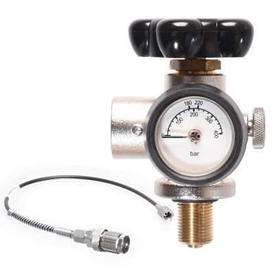 BF Full Kit with Bisley Basic Gauge, DIN Adaptor, 450 Microbore Hose and Bleed - M18 x 1.5 Thread
