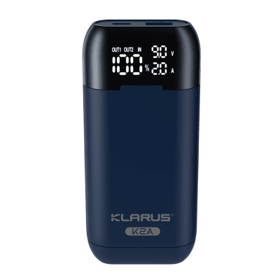 Klarus K2A 3-i-1 Batteriladdare