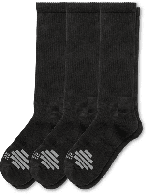 5.11 Tactical Duty Ready Plus OTC Socks (3-Pack) (Färg: Svart, Storlek: Small (