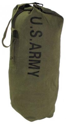 MFH US Duffel Bag with Carrying Strap - OD Green