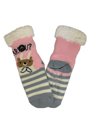 Avignon Heat Max Antihalksocka Barn 27-35 (Färg: Vit/Rosa)