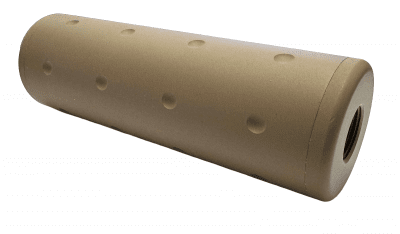 JJ Airsoft Barrel Extension Tube Medium 14mm CW/CCW - Tan