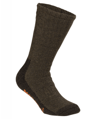 Pinewood Hunters Terry Ullstrumpor - Höga (Färg: Olivgrön, Storlek: 39-42)