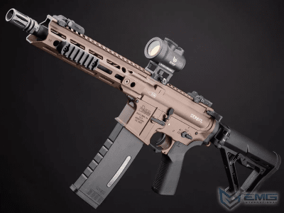 EMG APS Daniel Defense DDM4 V7P AEG 6mm - Dark Earth