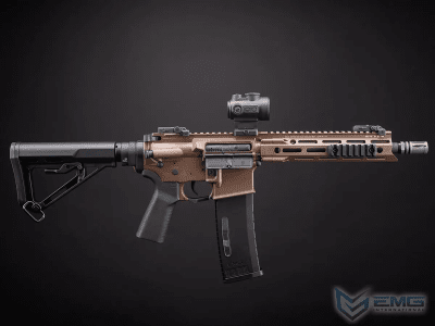 EMG APS Daniel Defense DDM4 V7P AEG 6mm - Dark Earth