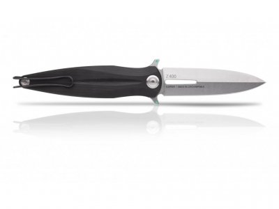 ANV Z400 Stonewash/Plain Edge/G10 Black/Liner Lock