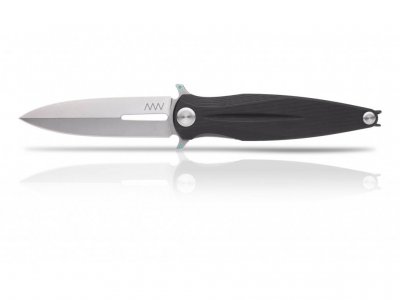 ANV Z400 Stonewash/Plain Edge/G10 Svart/Liner Lock
