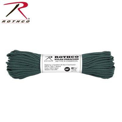 Rothco 550lb Type III Paracord 30m (Färg: Hunter Green)