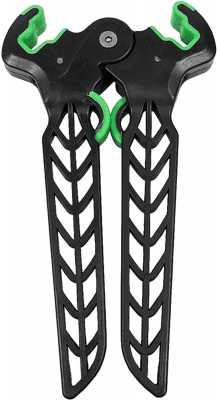Avalon Compound Bowstands Dual-Pod Stand with Limb Protection - Black Green