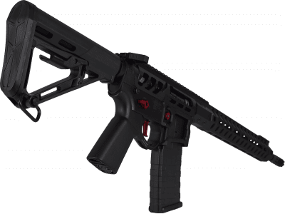 G&G EMG Seekins Precision Licensed AR-15 SP223 Advanced G2 AEG - Black/Red