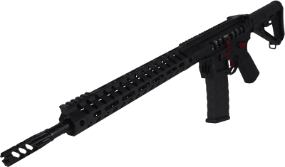 G&G EMG Seekins Precision Licensed AR-15 SP223 Advanced G2 AEG - Black/Red