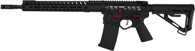 G&G EMG Seekins Precision Licensed AR-15 SP223 Advanced G2 AEG - Black/Red