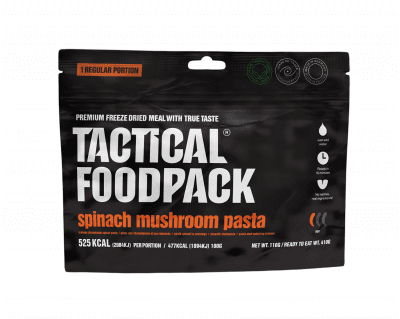 Tactical Foodpack Spinach Mushroom Pasta 110g