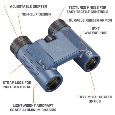 Bushnell H2O 10x25 Roof - Darkblue