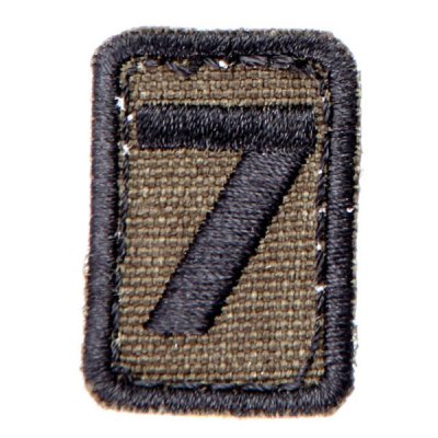 Snigel Patch Nummer (Nummer: 7)