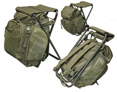 Mil-Tec OD Backpack with Chair