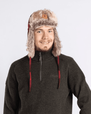 Pinewood Classic Rutig Pälsmössa