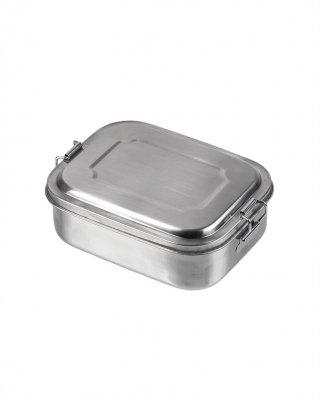 Mil-Tec Lunchlåda av Stål - 16x13x6,2cm