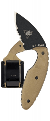 Ka-Bar TDI Original Half-Serrated - Coyote Brown