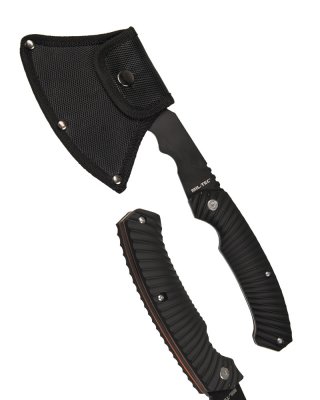 Mil-Tec Black Axe with Tools and Pouch