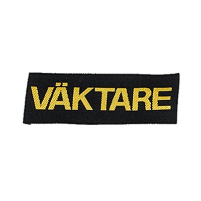 Robust Woven Patch - Väktare