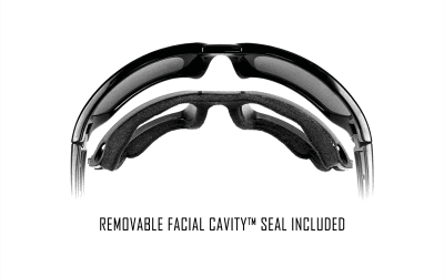 WileyX WAVE Polarized Blue Mirror Gloss Black Frame