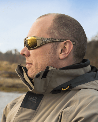 WileyX BOSS Pol Amber Gold Mirror Kryptek Highlander Frame