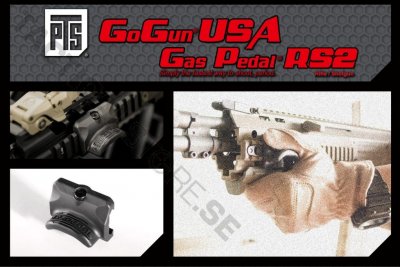 PTS GoGun Gas Pedal RS2 - Dark Earth