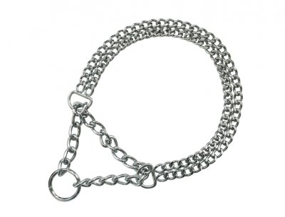 Pet-Food Half Choke Collar Chain 2-Row 2.5mm "SAFE"