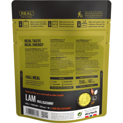 REAL Field Meal Lamb Mulligatawny 164g