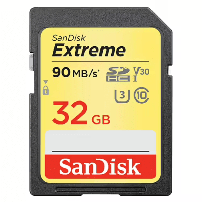 SanDisk Extreme 32GB SDHC Ultra Class 10 Minneskort