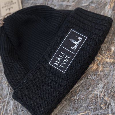 Lemmel Kaffe Beanie "Turpa kiinni" with Windstopper